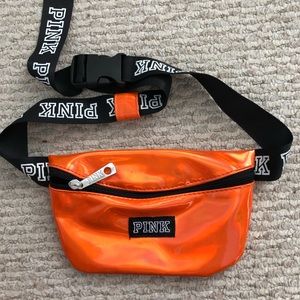 PINK holographic fanny pack